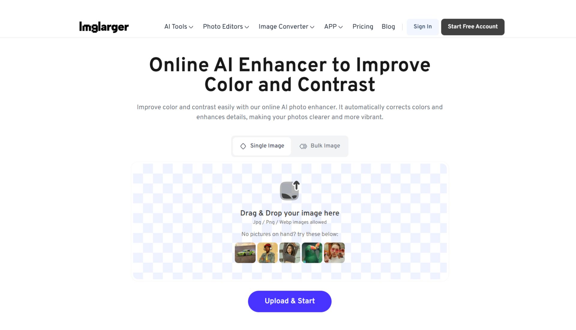 AI Image Enlarger